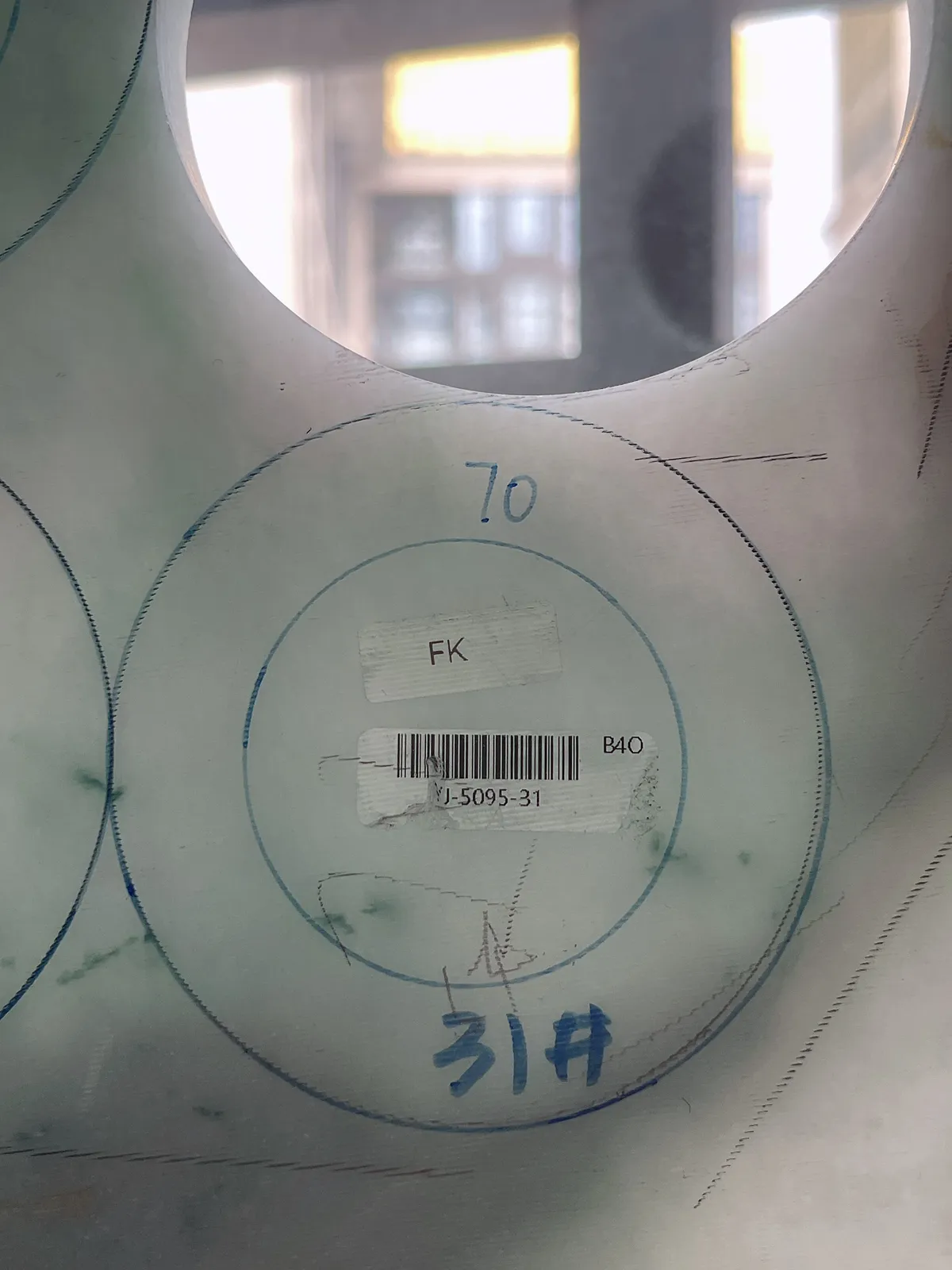 翡翠板料，⭕️正圈最大做54，圆条最大做50