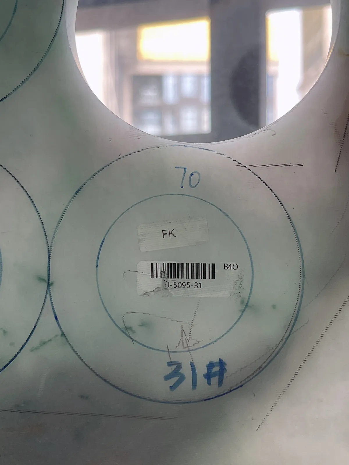 翡翠板料，⭕️正圈最大做54，圆条最大做50