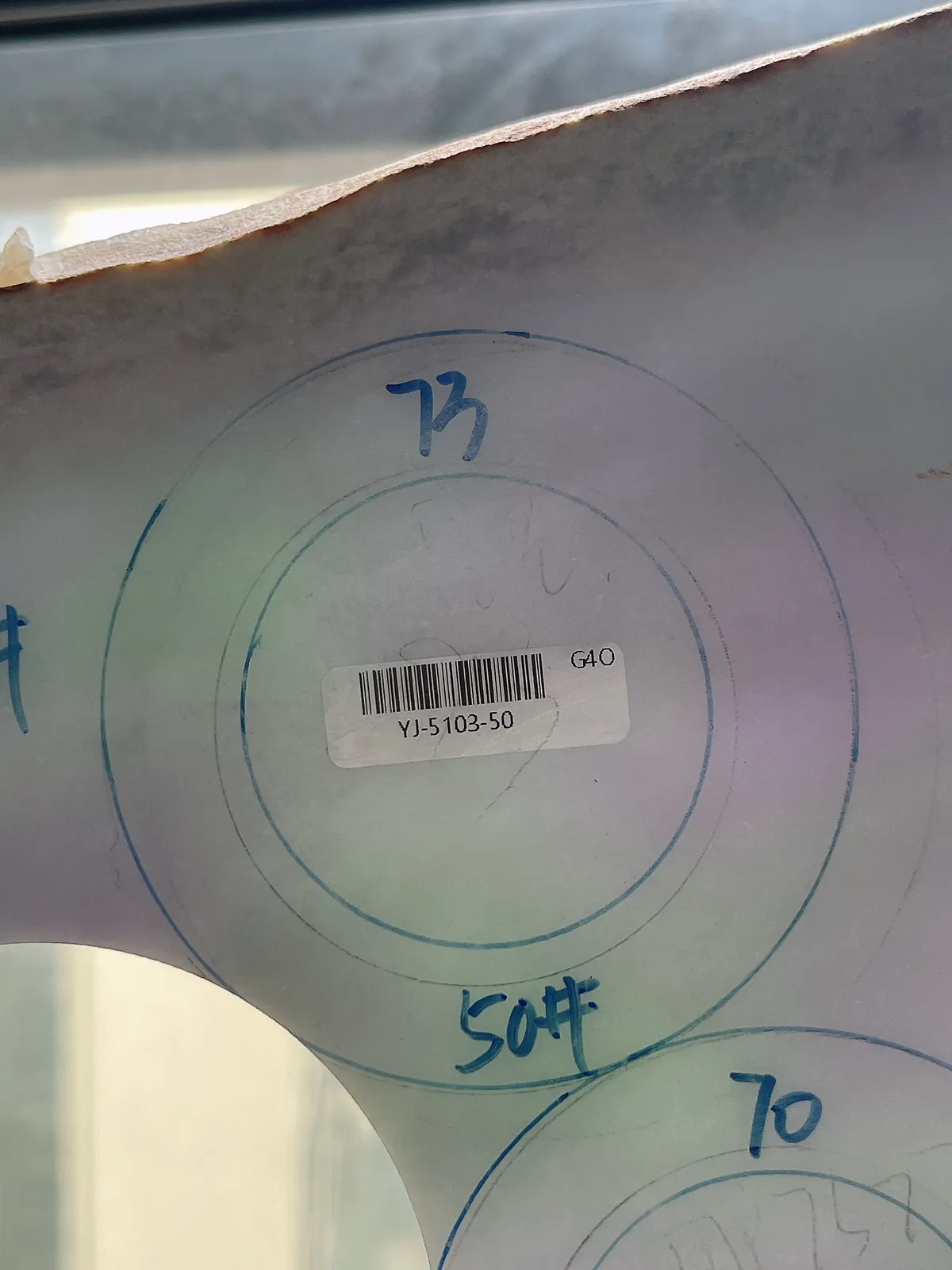 翡翠春彩板料，⭕️正圈最大做57，圆条最大做53