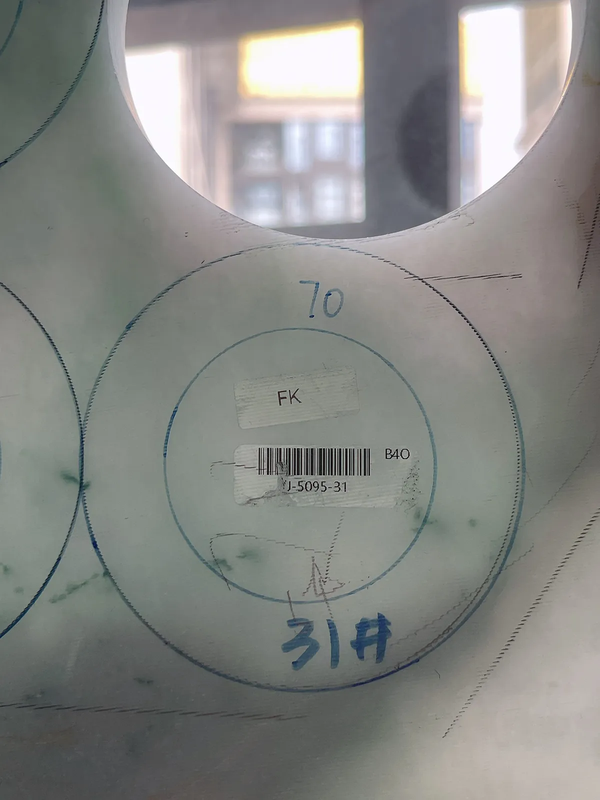 翡翠板料，⭕️正圈最大做54，圆条最大做50