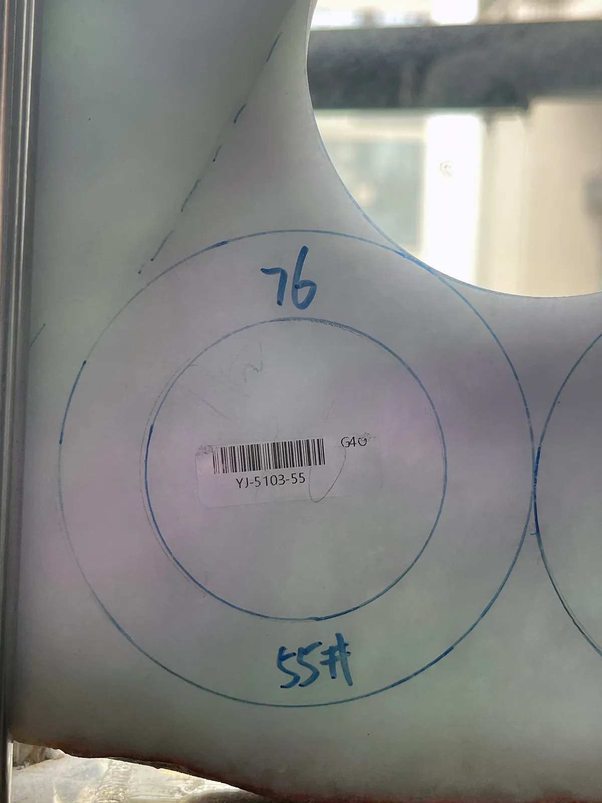 翡翠春彩板料，⭕️正圈最大做60，圆条最大做56