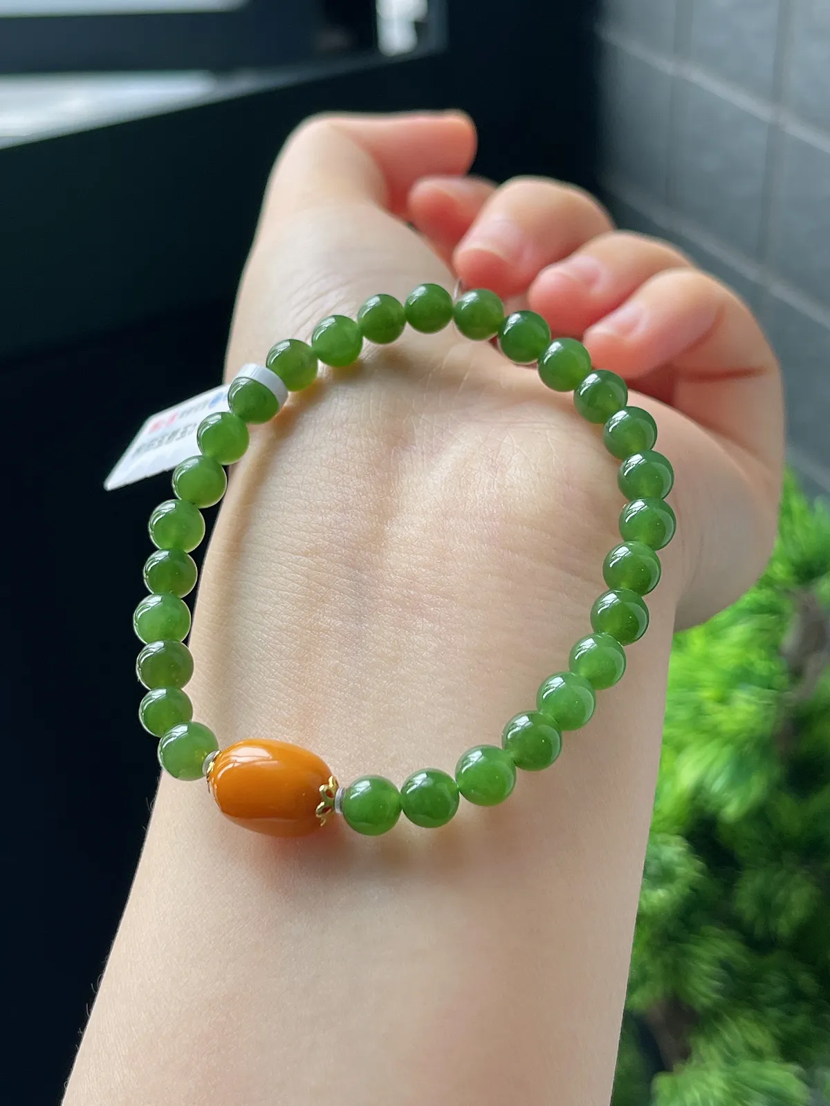 和田玉碧玉DIY手串6mm