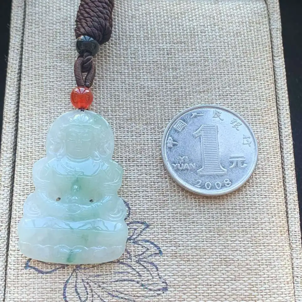 A货天然翡翠冰糯种飘花度母吊坠重量7.09
3月4日