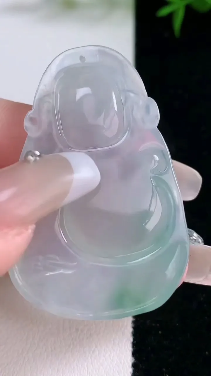 天然A货翡翠财神爷吊坠，尺寸47-29.6-7.2，重量:17.30g
3月4日