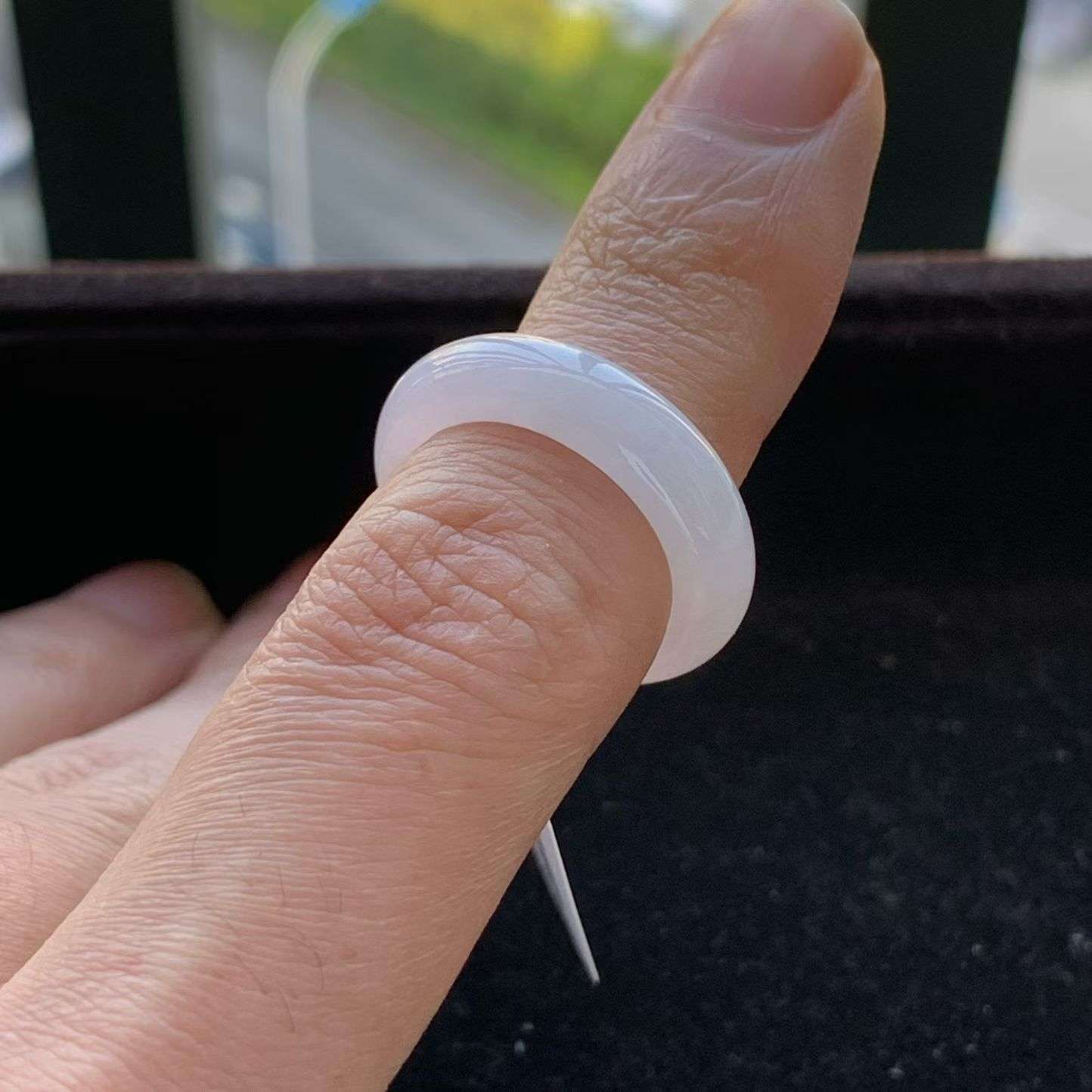 A货天然翡翠冰糯种粉紫罗兰戒指13号重量3.86
3月7日