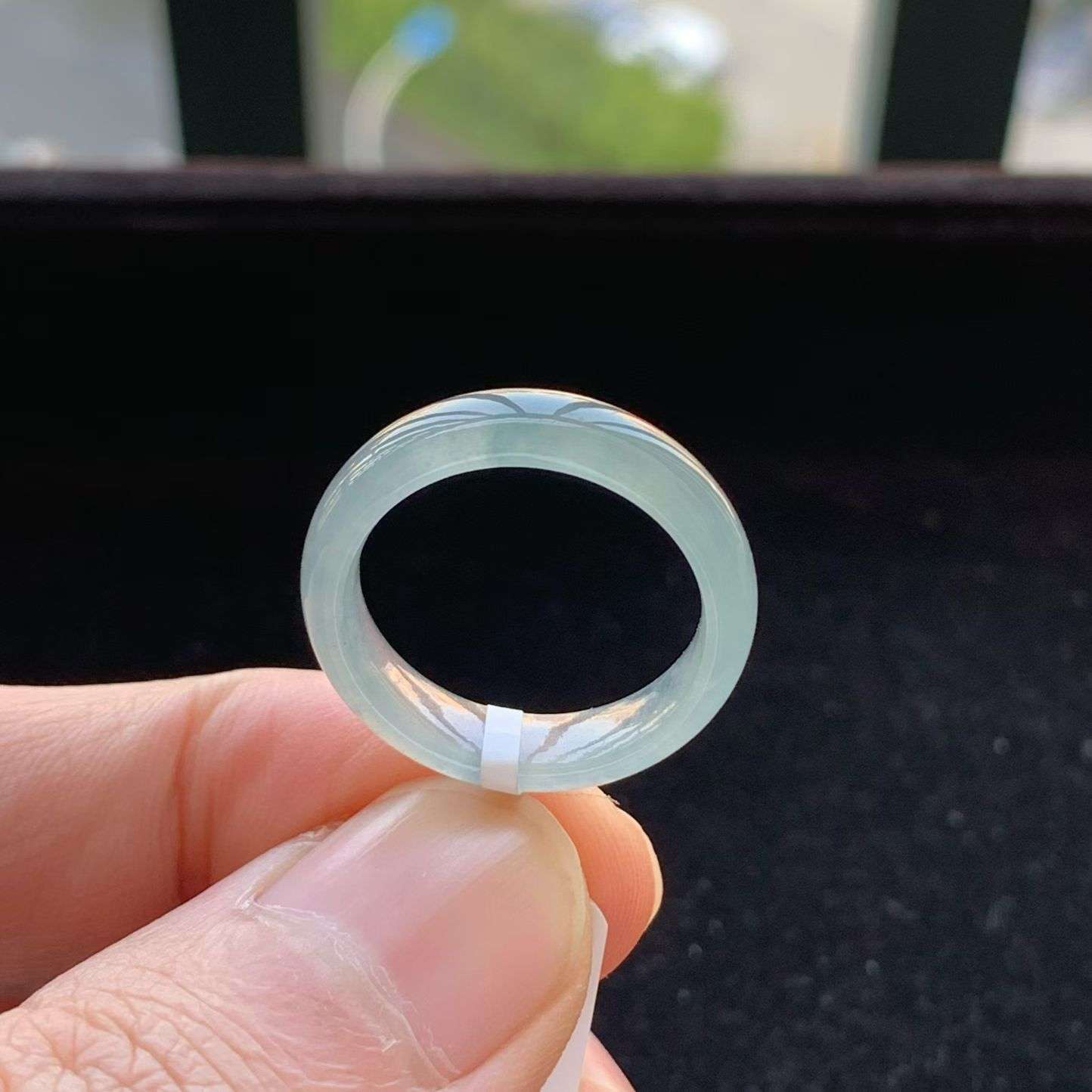 A货天然翡翠冰糯种紫蓝水戒指18号重量3.00
3月9日