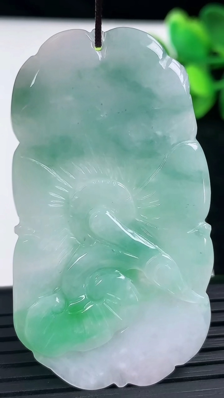 天然A货翡翠年年有余吊坠尺寸56-31.9-5.2重量:16.60g
3月13日