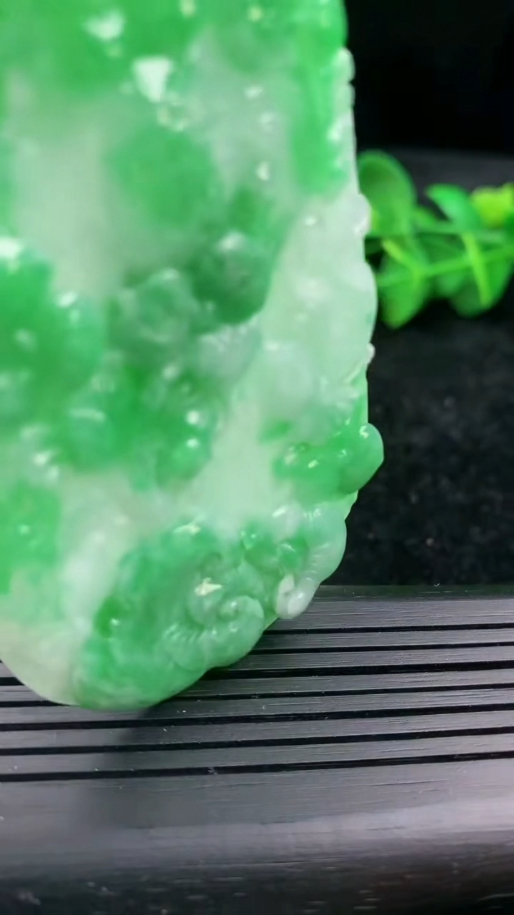 天然A货翡翠鸟语花香吊坠尺寸70.7-41.9-5.5重量:35.07g
3月15日