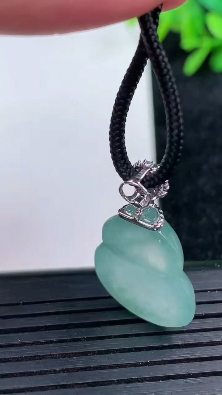 天然A货翡翠葫芦吊坠尺寸22.5-17.6-5.5重量:4.97g
3月15日