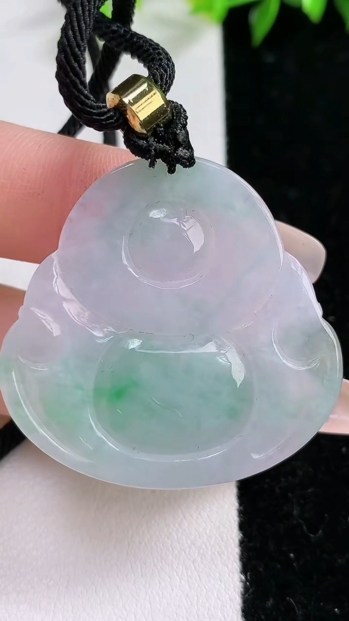 天然A货翡翠佛公吊坠，尺寸37.5-38.6-6.6，重:15.11g
3月15日