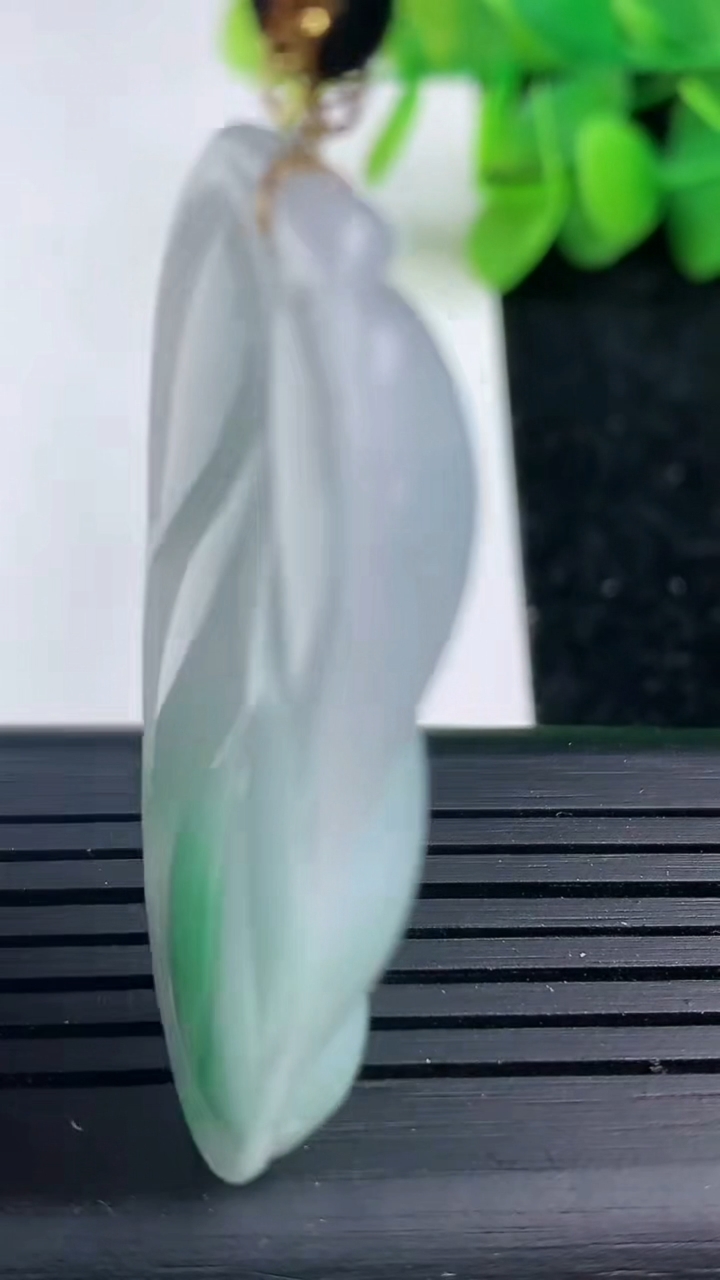 天然A货翡翠金枝玉叶 叶子吊坠尺寸43.6-26.7-6重量:12.36g
3月15日