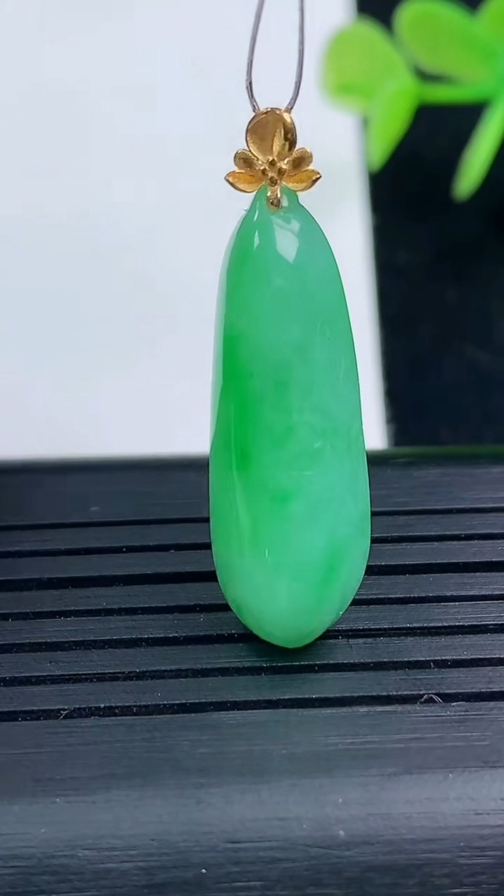 天然A货翡翠福瓜吊坠尺寸29.7-9.5-6.8重量:4.11g
3月17日