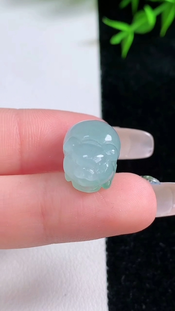 天然A货翡翠生肖猪吊坠，尺寸16.8-12.2-10，重量:4.21g
3月18日