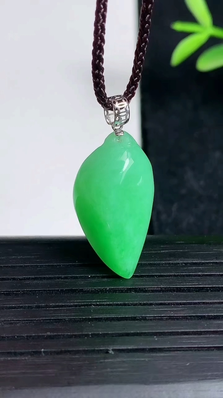 天然A货翡翠福瓜吊坠尺寸23.2-12.6-7.7重量:3.45g
3月19日