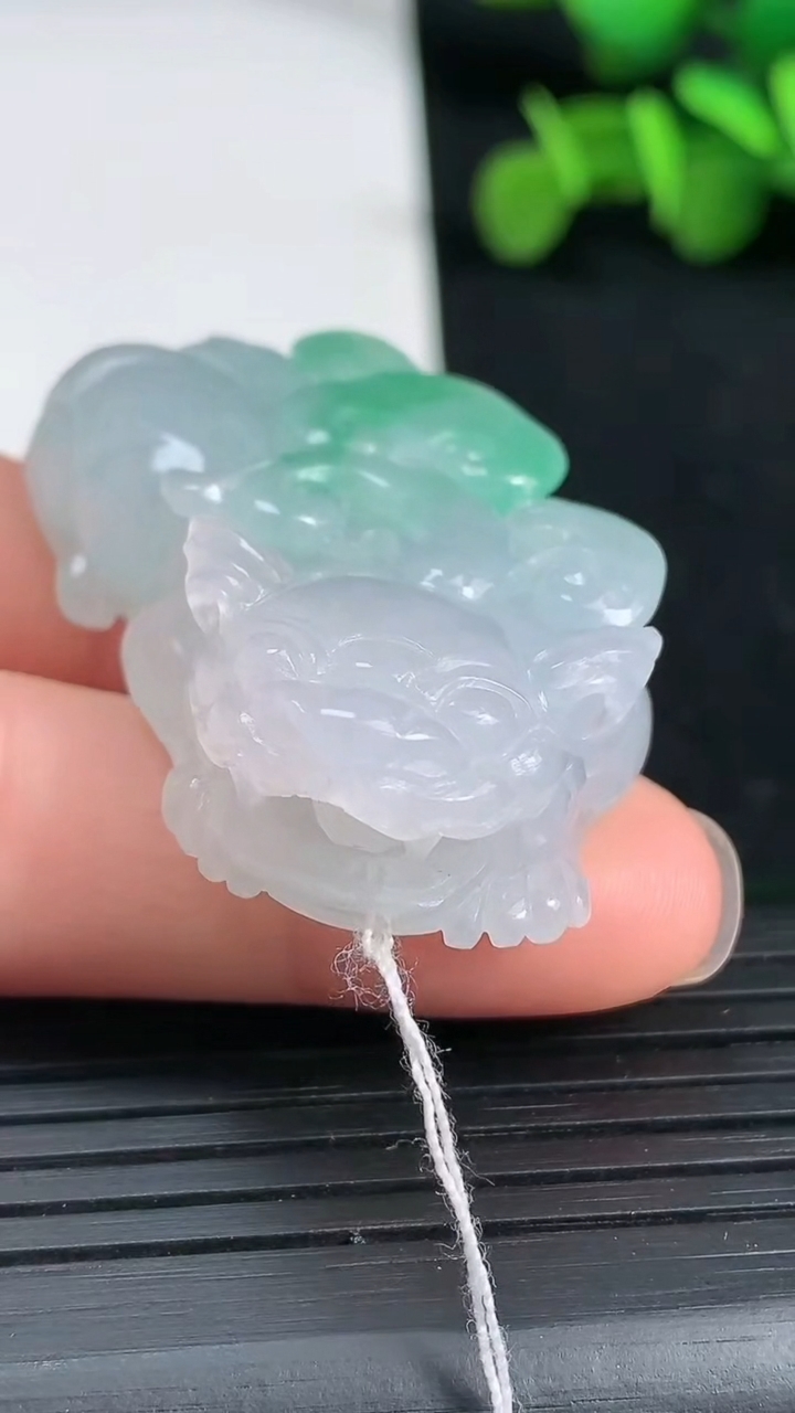 天然A货翡翠貔貅吊坠尺寸46.5-25.3-12.2重量:28.88g
3月19日