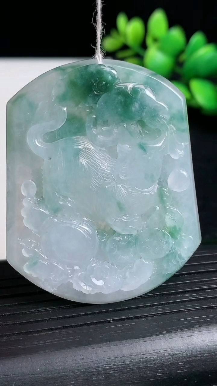 天然A货翡翠飘花生肖鼠吊坠尺寸54.5-44.6-5.5重量:30.55g
3月19日