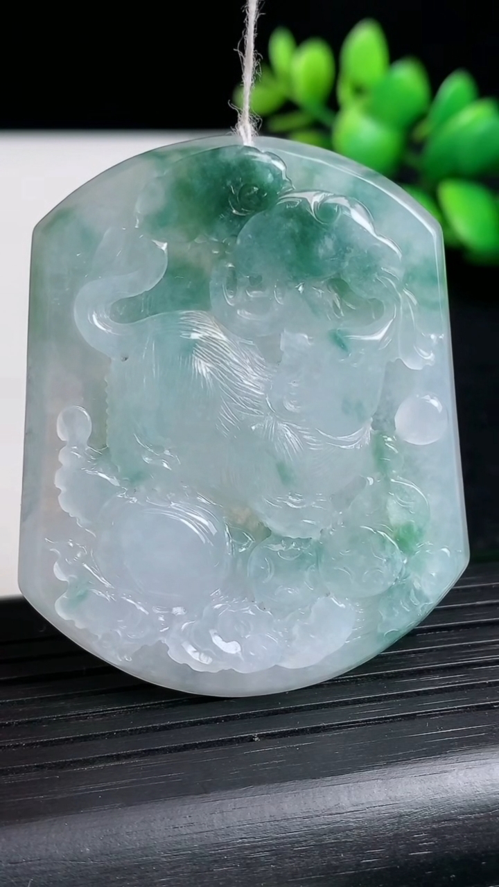 天然A货翡翠飘花生肖鼠吊坠尺寸54.5-44.6-5.5重量:30.55g
3月19日