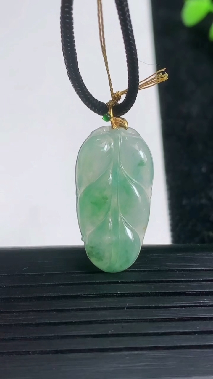 天然A货翡翠种飘花金枝玉叶 叶子吊坠尺寸26.1-13.7-3.4重量:2.80g
3月21日