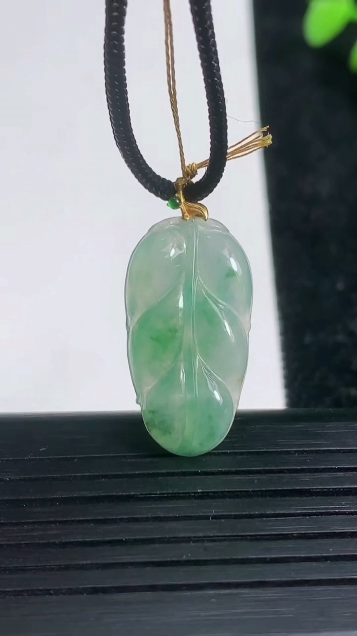 天然A货翡翠种飘花金枝玉叶 叶子吊坠尺寸26.1-13.7-3.4重量:2.80g
3月21日