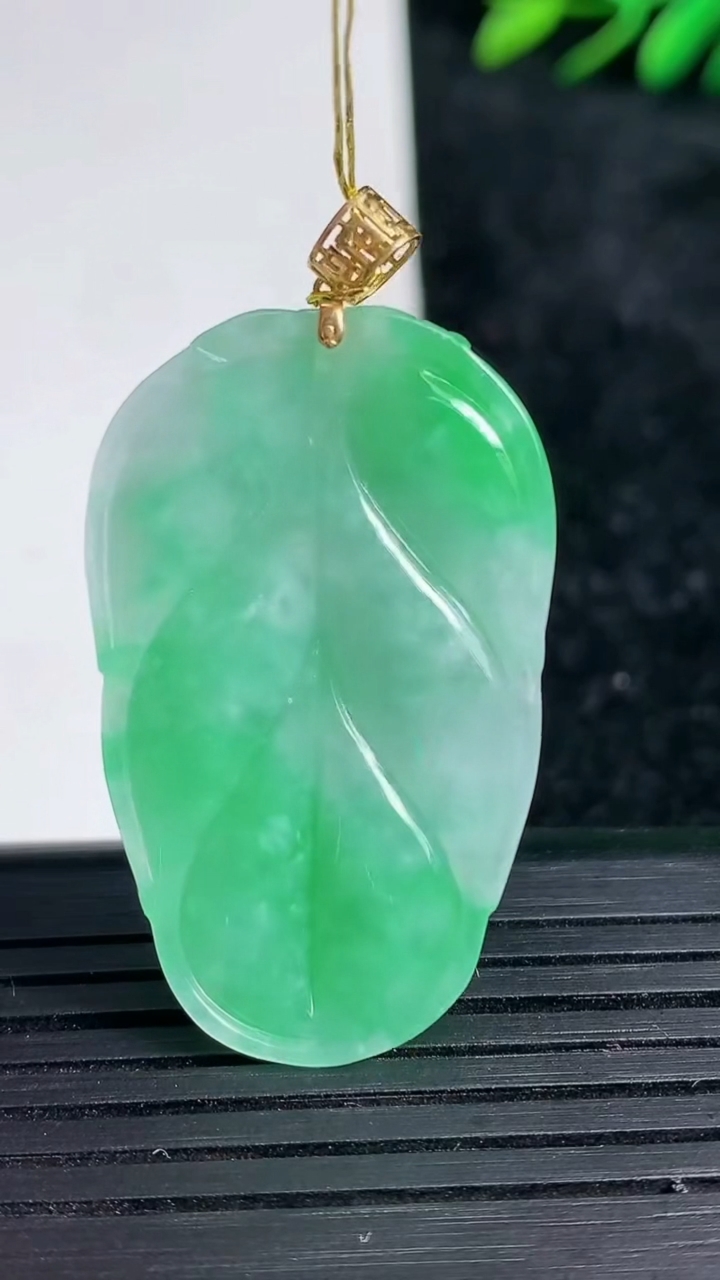 天然A货翡翠金枝玉叶 叶子吊坠尺寸37-22.2-5.8重量:9.61g
3月21日