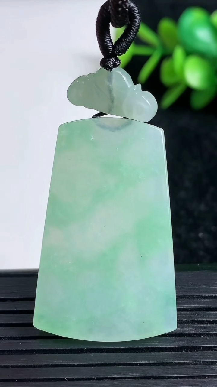 天然A货翡翠无事牌吊坠尺寸37.4-24-3重量:9.95g
3月22日