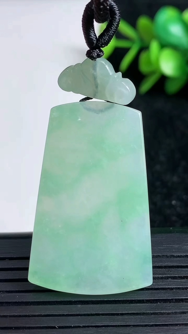 天然A货翡翠无事牌吊坠尺寸37.4-24-3重量:9.95g
3月22日