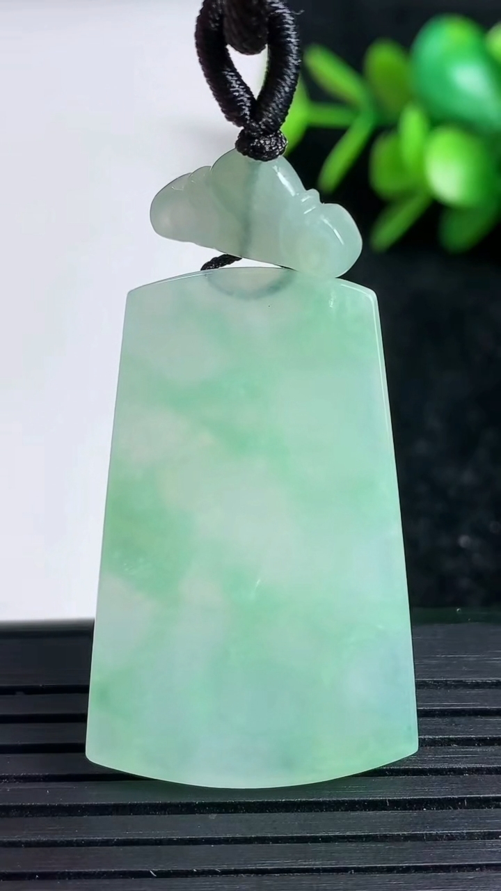 天然A货翡翠无事牌吊坠尺寸37.4-24-3重量:9.95g
3月22日