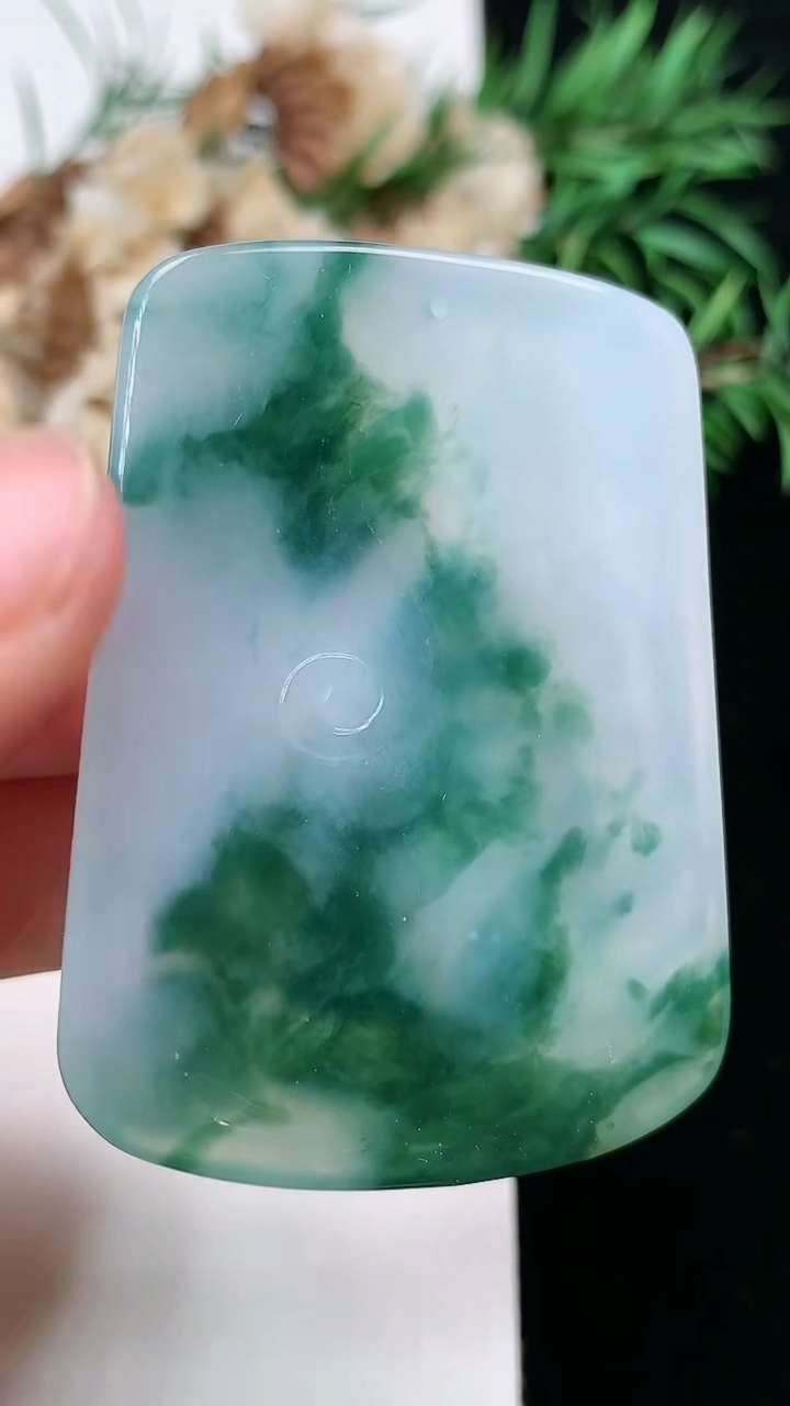 天然A货翡翠普贤菩萨吊坠，尺寸48.2-36-5，重量:21.19g
3月22日