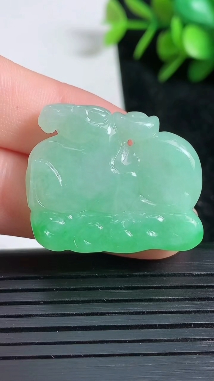 天然A货翡翠生肖马吊坠尺寸29.5-6-24.5重量:10.14g
3月23日