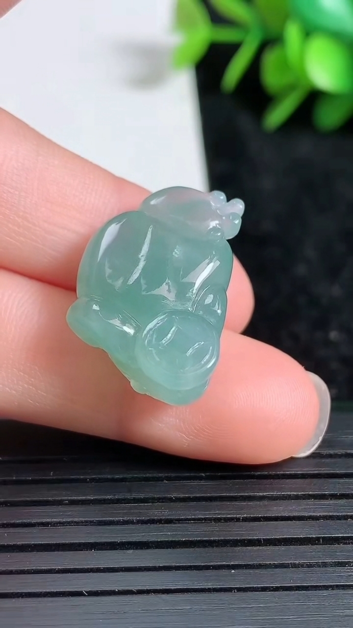 天然A货翡翠金蟾吊坠尺寸22.5-14.3-9.6重量:5.59g
3月23日