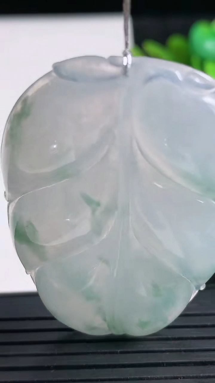 天然A货翡翠种飘花金枝玉叶 叶子吊坠尺寸52.6-34.8-6重量:20.87g
3月23日