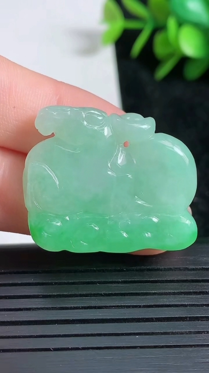 天然A货翡翠生肖马吊坠尺寸29.5-6-24.5重量:10.14g
3月23日