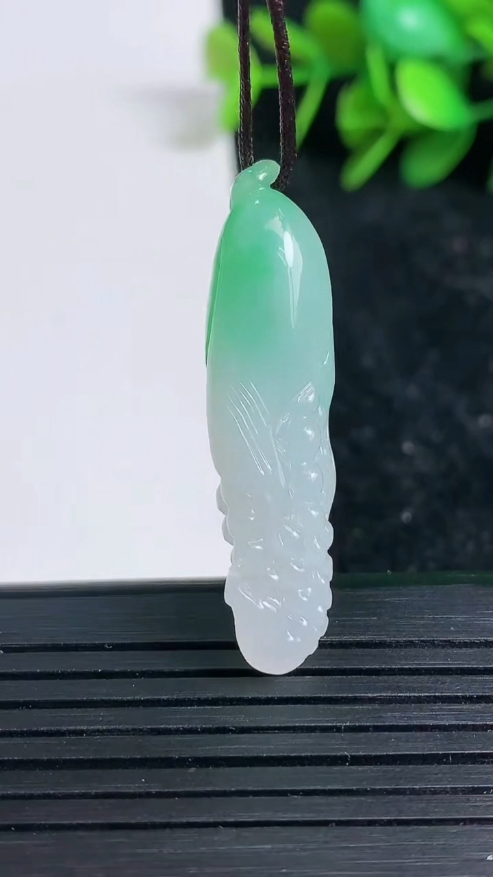 天然A货翡翠玉米吊坠尺寸39.3-11.3-8.8重量:6.08g
3月23日