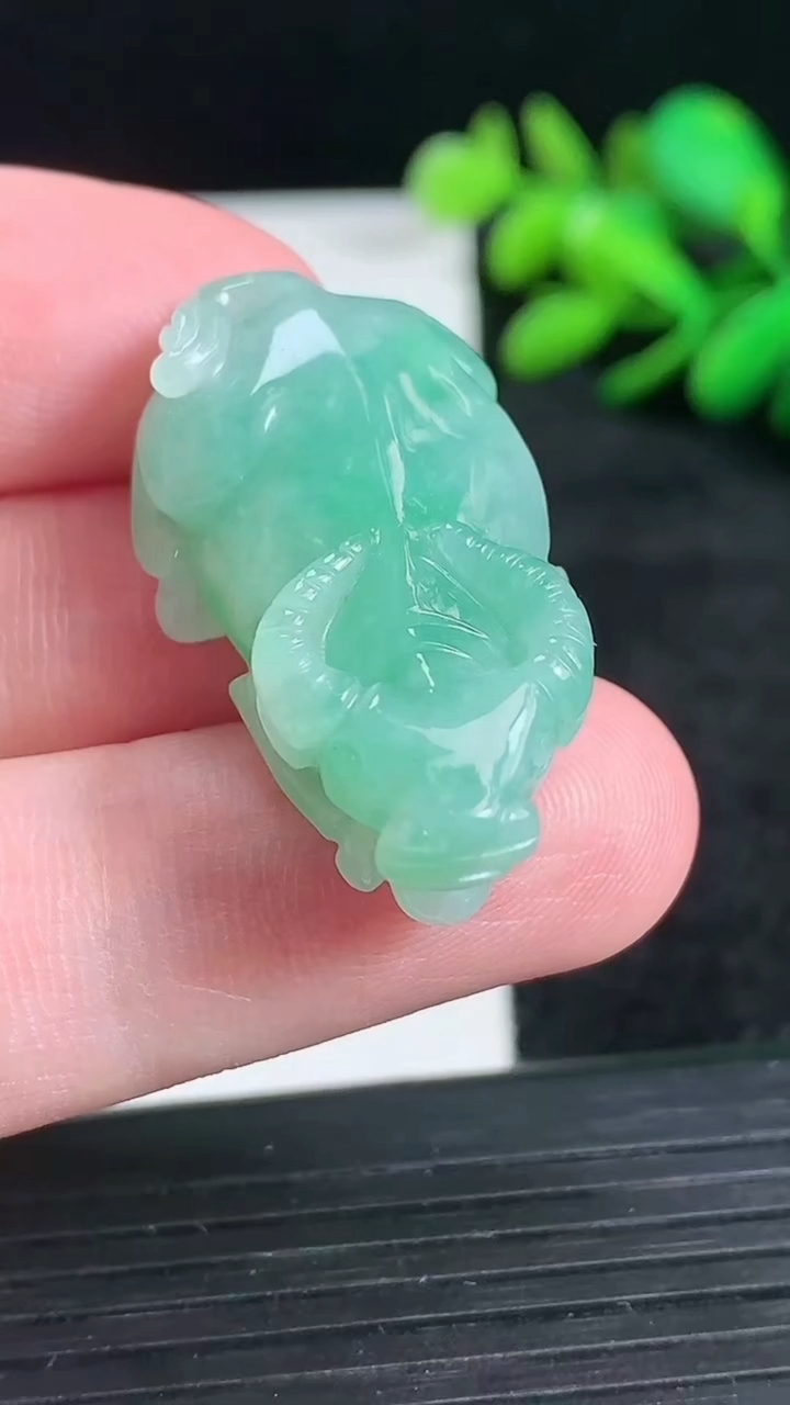 天然A货翡翠生肖牛吊坠尺寸33.8-18.5-10.9重量:11.43g
3月23日