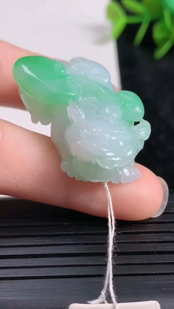 天然A货翡翠貔貅吊坠尺寸34.2-21.2-12.8重量:16.48g
3月23日