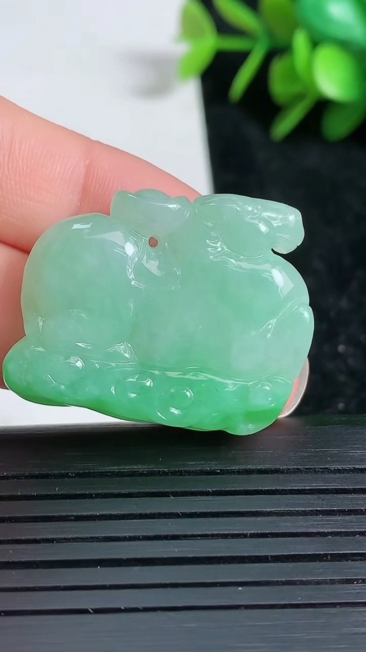 天然A货翡翠生肖马吊坠尺寸29.5-6-24.5重量:10.14g
3月23日