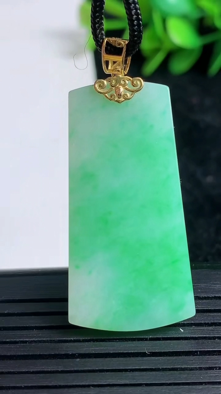 天然A货翡翠无事牌吊坠尺寸39-19.7-3.8重量:8.98g
3月23日