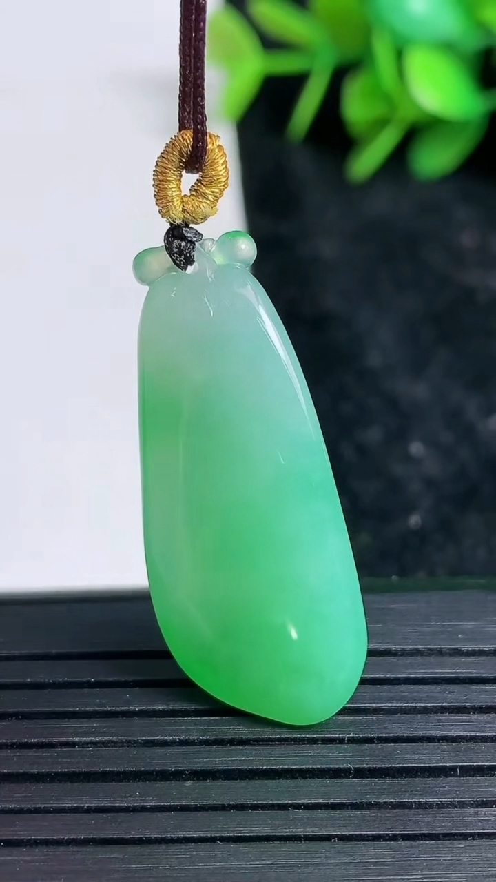 天然A货翡翠福瓜吊坠尺寸35-15-6.6重量:7.15g
3月23日