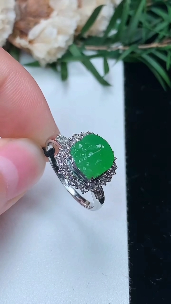 天然A货翡翠貔貅戒指，尺寸16.9-7.9-8，重量:3.01g2026年3月24日
工厂直销收藏佳