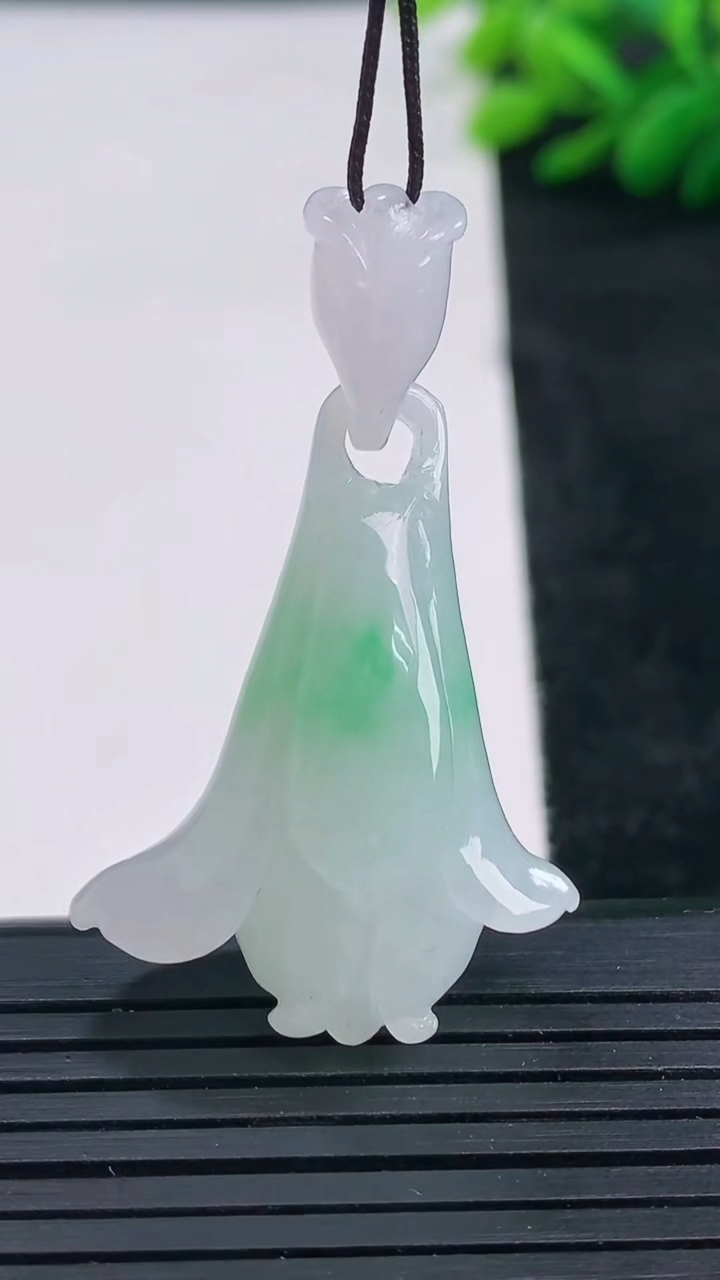 天然A货翡翠玉兰花吊坠尺寸43-26.8-12.7重量:11.81g
3月25日