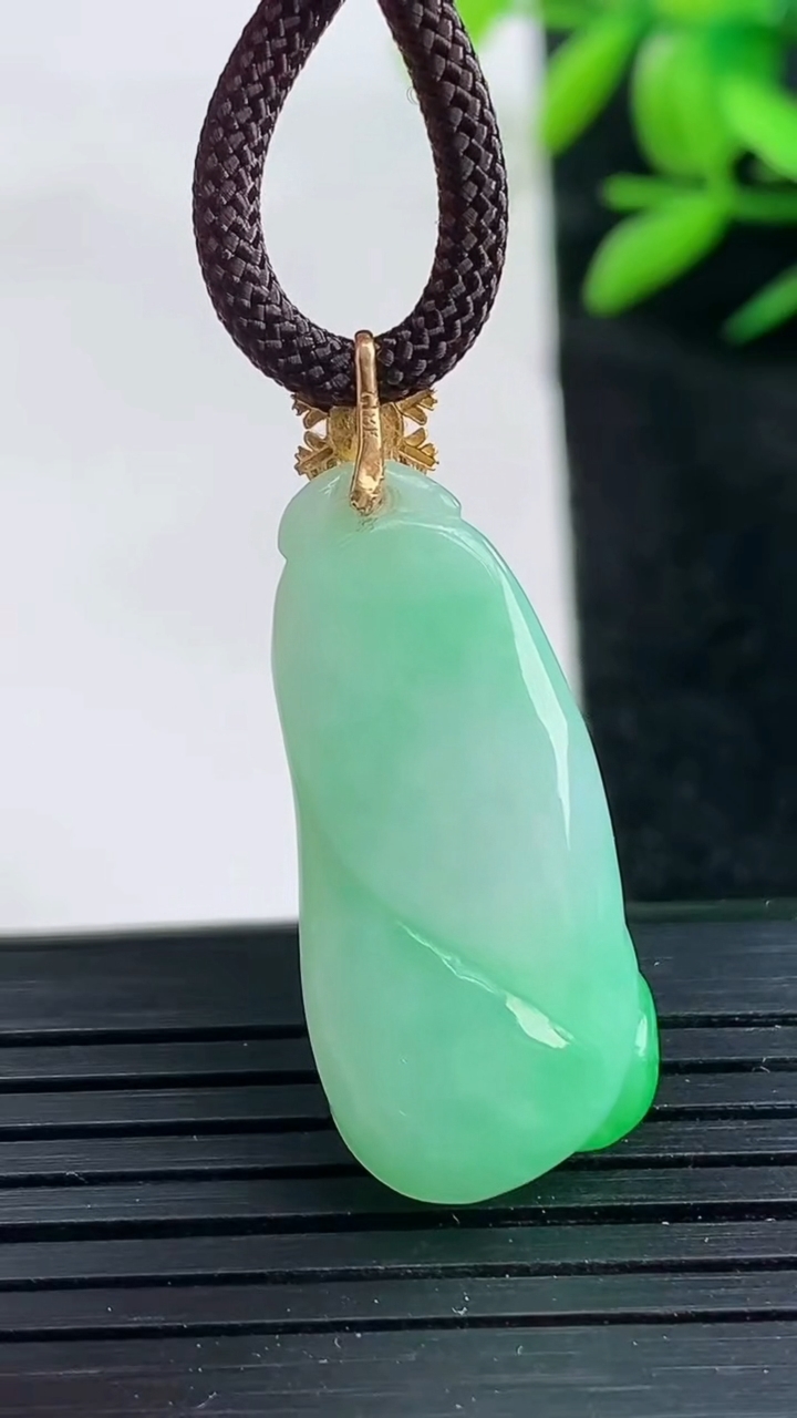 天然A货翡翠玉兰花吊坠尺寸28.5-12.8-8.1重量:5.07g
3月25日