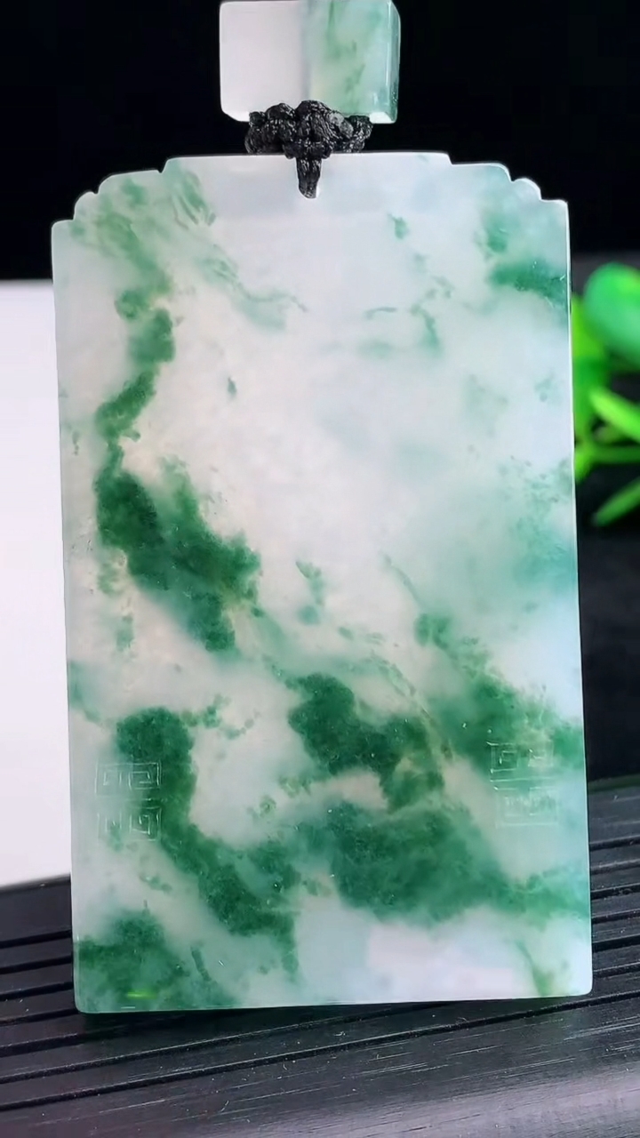 天然A货翡翠种飘花仿古无事牌吊坠尺寸61.9-37.7-5.5重量:52.23g
3月25日