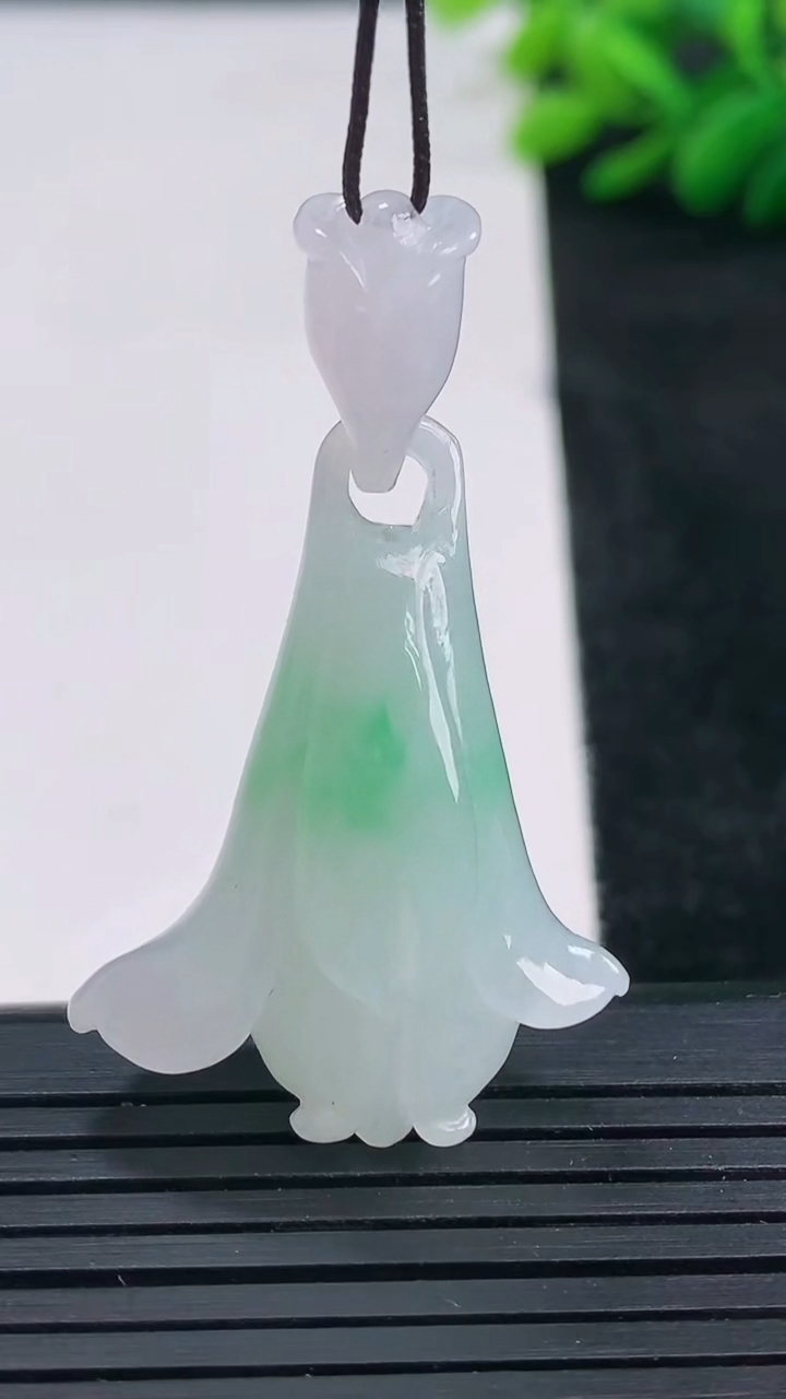 天然A货翡翠玉兰花吊坠尺寸43-26.8-12.7重量:11.81g
3月25日