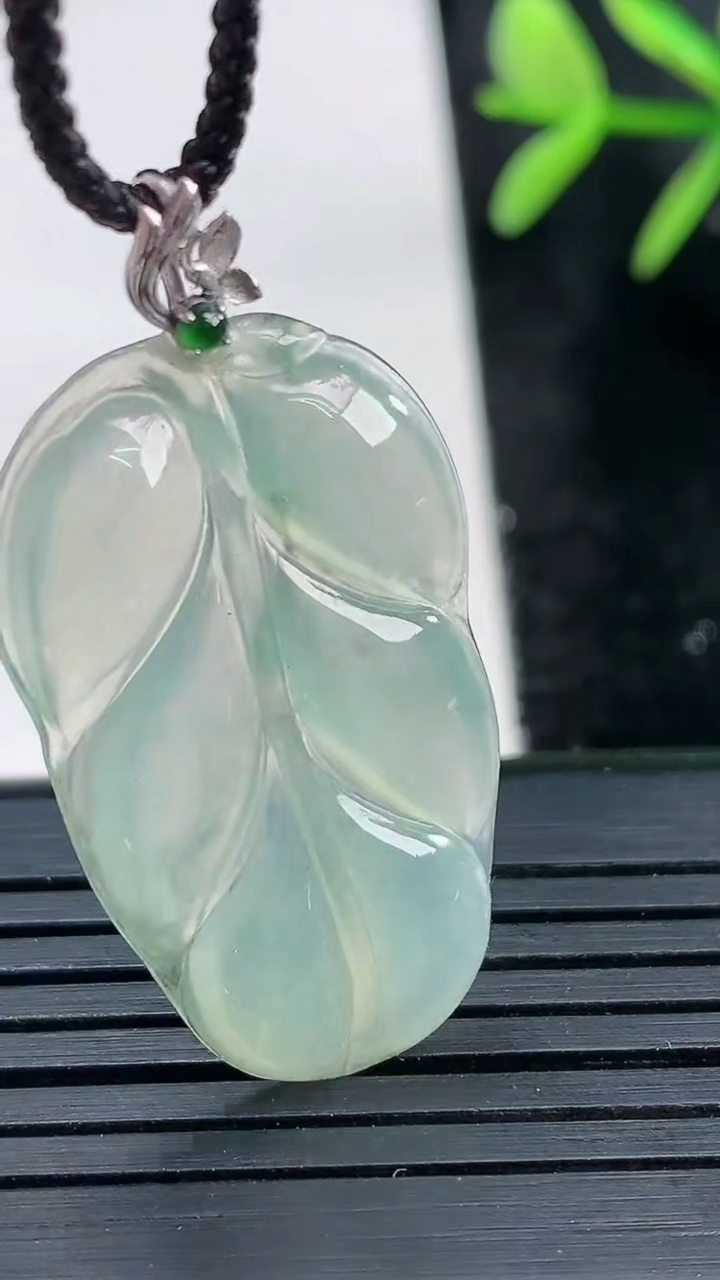 天然A货翡翠种飘花金枝玉叶 叶子吊坠尺寸32.3-18.7-3.2重量:3.56g
3月27日