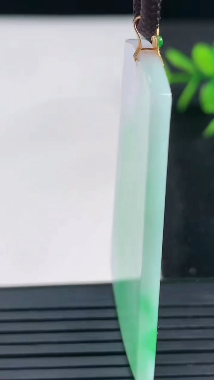 天然A货翡翠无事牌吊坠尺寸49.8-29.4-2.4重量:10.99g
3月27日