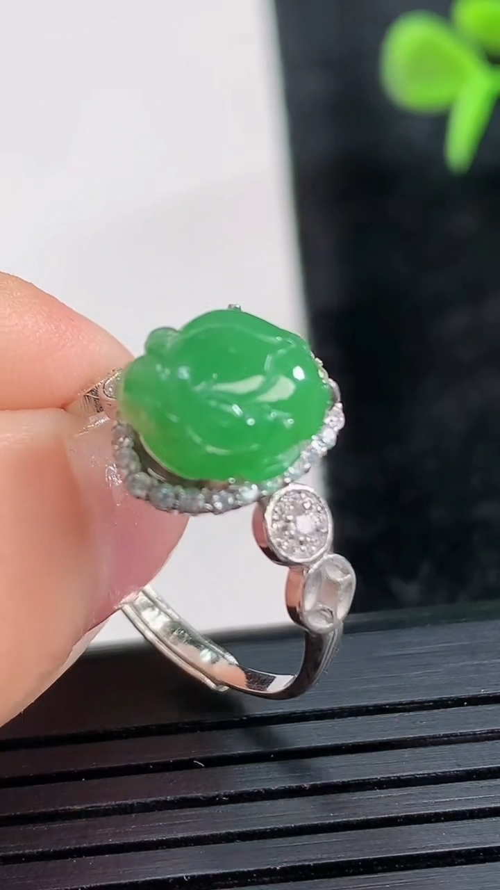 天然A货翡翠金蟾戒指尺寸18.5-10.8-9.4重量:2.96g2026年3月28日
工厂直销收藏