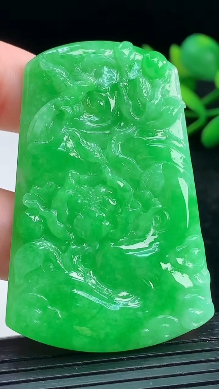 天然A货翡翠鸟语花香 花鸟吊坠尺寸55.3-37-4.6重量:21.30g
3月28日