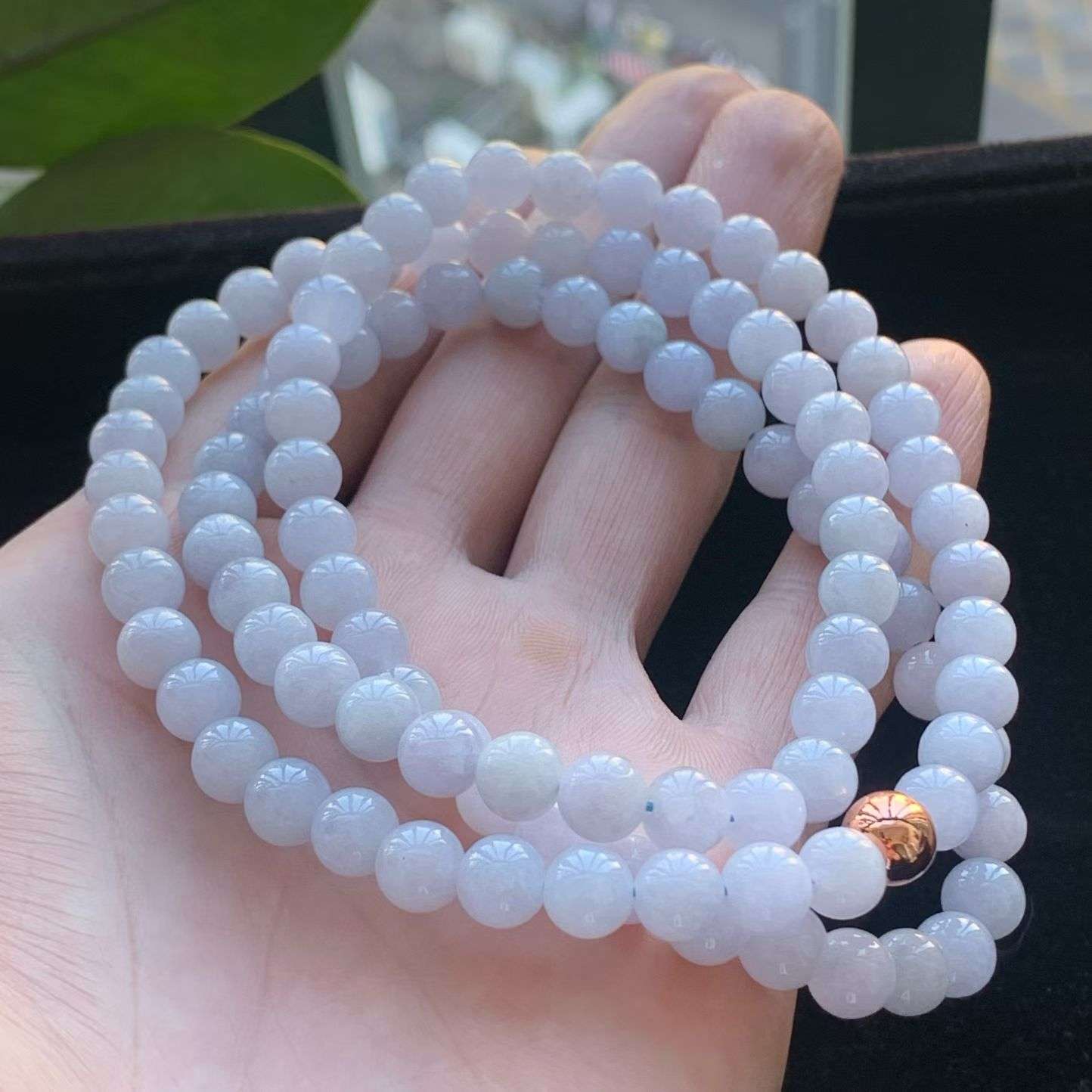 A货天然翡翠冰糯种紫罗兰项链108颗重量66.62
3月28日