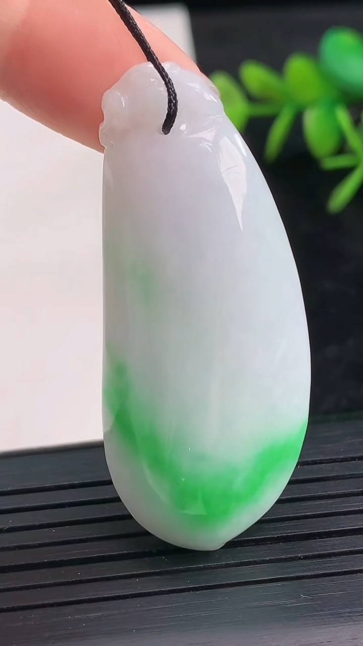 天然A货翡翠福瓜吊坠尺寸49.1-20.6-11.7重量:19.45g
3月28日