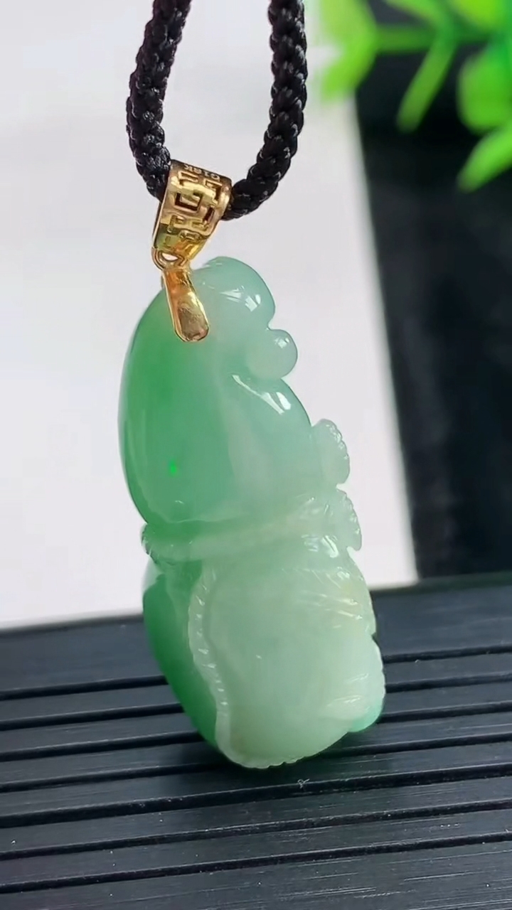 天然A货翡翠葫芦吊坠尺寸31.5-13.4-10.4重量:7.72g
3月28日